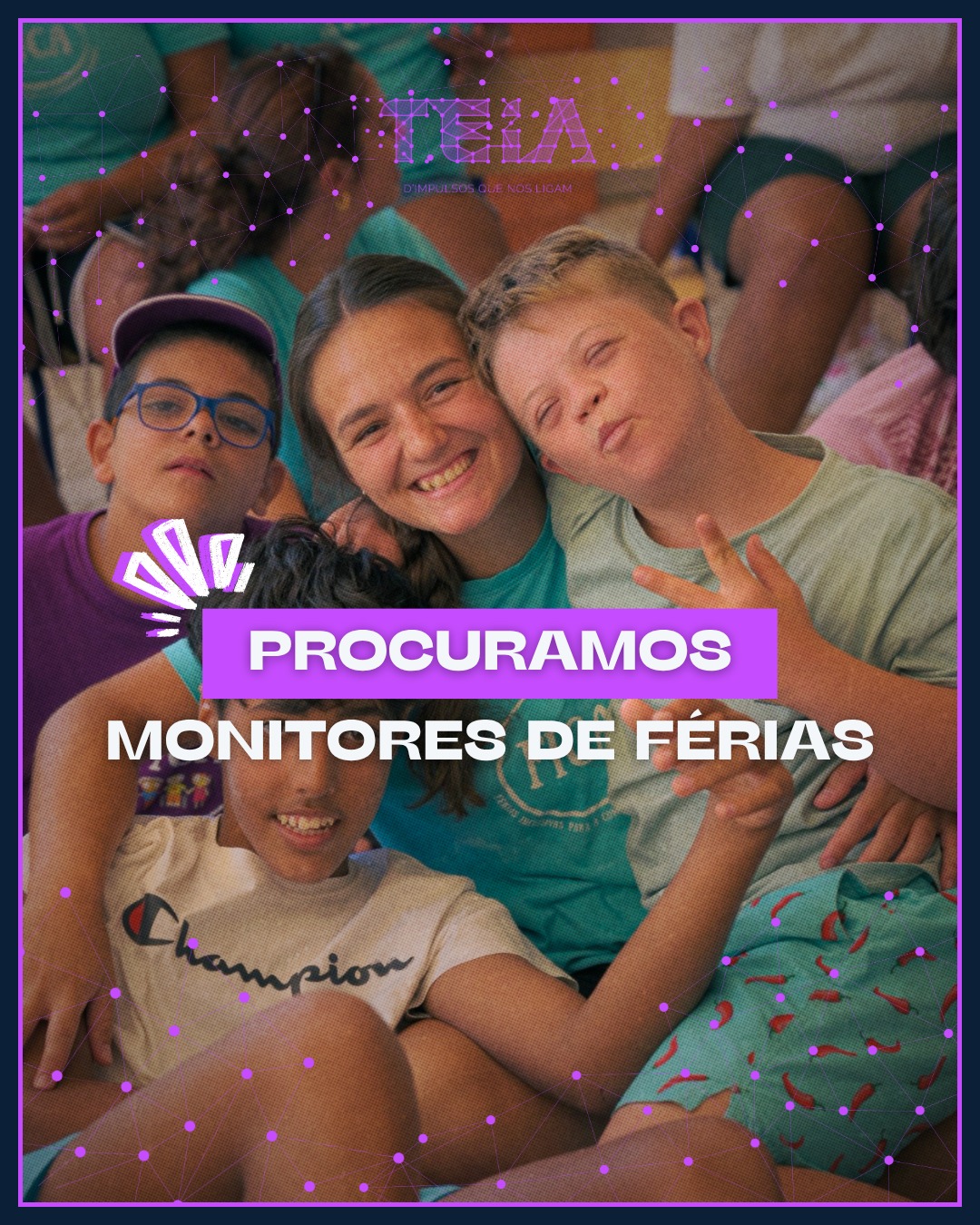 📣 Procuramos monitores para o FICA 2026
De 27 de julho a 11 de setembro, o projeto FICA volta a proporcionar um verão inclusivo e cheio de atividades para pessoas com diversidade funcional a partir dos 6 anos - e tu podes fazer parte desta experiência.
Se tens vontade de aprender, criar impacto e viver um verão diferente, esta pode ser a oportunidade certa para ti.
📝 Candidaturas abertas- link na bio