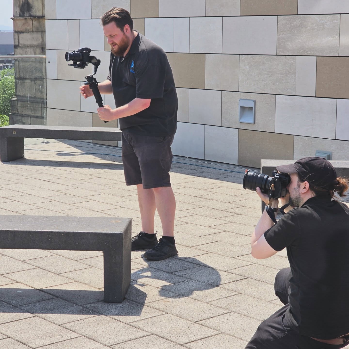 Had an amazing time filming with @acenorthwest this week on top of Liverpool Library 🎬
We’ve been working on a brand new video for them and they sounded incredible. Can’t wait to share more soon…
For now, here’s some behind the scenes 👀