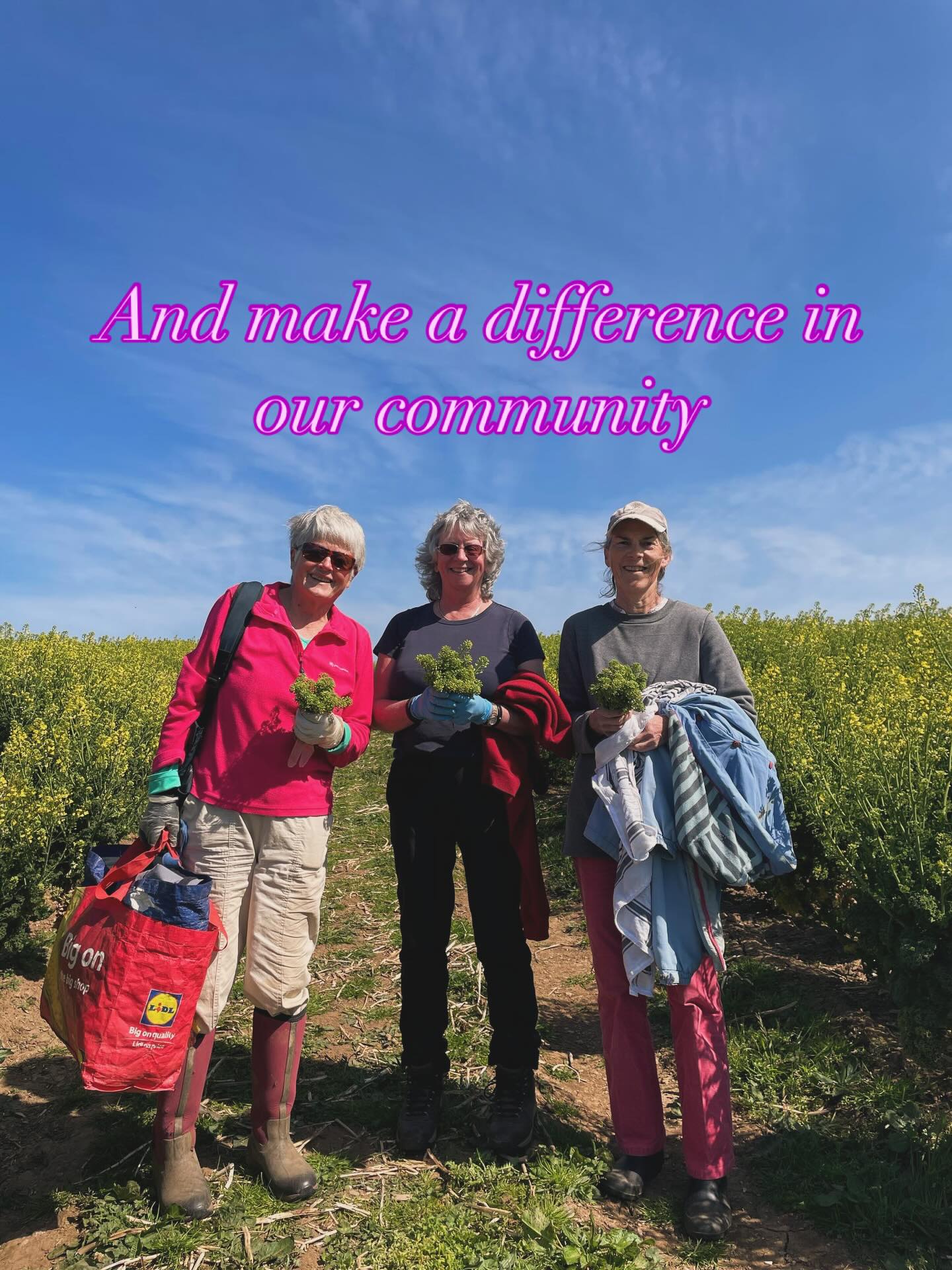 Hilda has been a member of the Gleaning Cornwall team since 2024. In that time shes been an avid gleaner, coming along to harvest all manner of veggies. Being a real team player our Hilda is happy to get out in all weathers to help those in food poverty in our community. I asked Hilda why she gleans…. ☝️☝️perhaps you would like to join the gleaning team. Why not take a look at our website 🔗in biog or DM for more details on how you can get involved.#volunteerweek #helpingthecommunity #harvestinghope #cornwall #thankyou