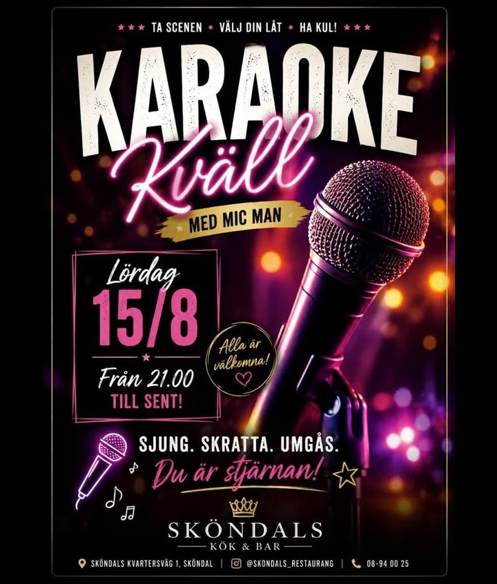 Instagram från KaraokeGuiden