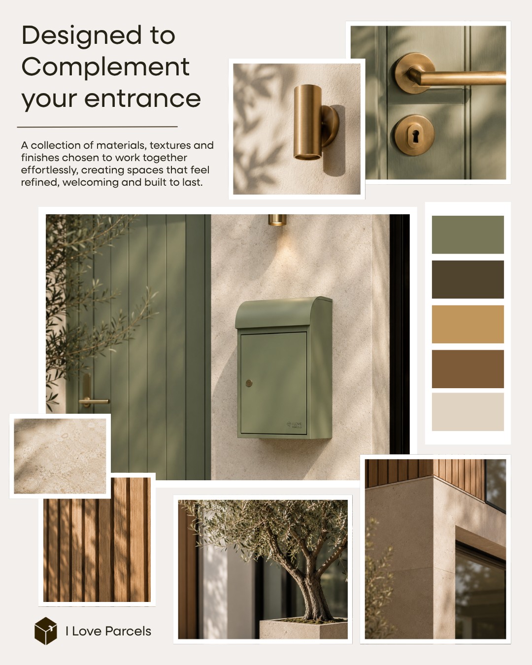 Designed as part of your entrance. Muted greens, w… Designed as part of your entrance. Muted greens, w…